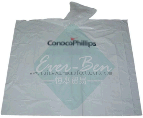 PE cheap ponchos bulk manufacturer